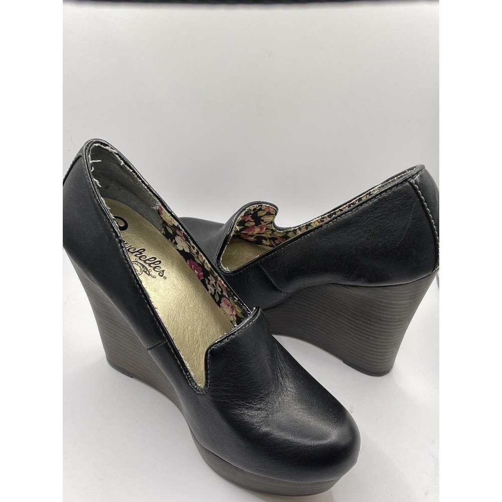 Seychelles Brown Leather Women’s Pumps, Shoes, Heels, Classics 6